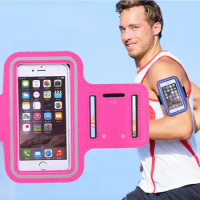 Universal 6.5" Mobile Phone Sweatproof Waterproof Jogging Running Arm Band Holder Case for iPhone4 5S SE 6 6S 7Plus for samsung