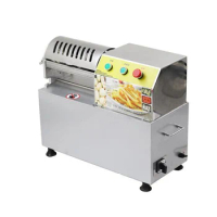 Electric Deep Fryer French Frie Frying Machine Oven Fried Chicken Grill Adjustable Thermostat Kitchen Cooking