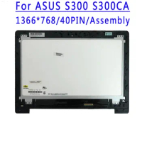 13.3 inch With Touch LCD Assembly Screen + Digitizer With Frame For Asus VivoBook S300 S300C S300CA Laptop LCD Screen Assembly