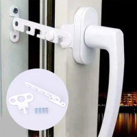 Metal Window Limiter Latch Wind Hook Latches Brace Casement Blocking Lock Catch Stay Position Stopper For Child Safety Protector