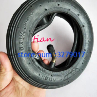 6X1 1/4 Tire with Inner Tube fits many gas electric scooters and e-Bike inch A-Folding Bike X 11/4 tyre