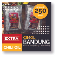 [MURAH] CIMOL mentah CHILI OIL extrapedas_250 cimol Instan siap saji