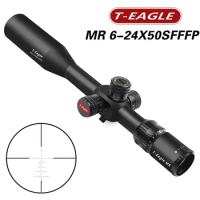 MR 6-24X50SF FFP Rifle Scope Tactical Equipment Airsoft Pistol Glass Etched for Hunting Long Range Optical Sight