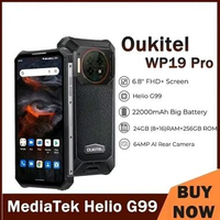 Oukitel WP19 Pro Rugged IP68/IP69K 12GB+256GB 2200MAh Helio G99 Android 15 NFC