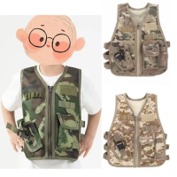 Children Adult Airsoft Vest Hunting Tactical CS Game Jacket Camouflage Military Training Combat Vests Cosplay Sniper Waistcoat