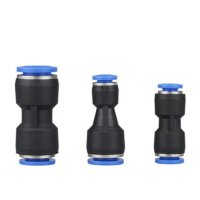 OD 4mm 6mm 8mm 10mm 12mm 16mm (M.STOCK) Air Pneumatic Hose Tube Straight Plastic Quick Connectors