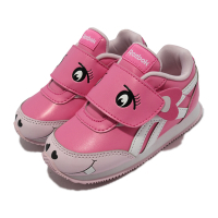 Reebok 休閒鞋 Royal CLjog 2 KC Infants 小童鞋 河馬 魔鬼氈 粉紅 白 H01352