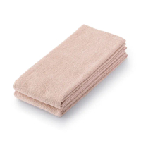 【MUJI 無印良品】棉圈絨長型毛巾/2入組/煙燻粉(34*110cm)