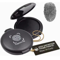 1Pcs Fingerprint Ink Pad Thumbprint Ink Pad for Notary Supplies  Identification Security ID Fingerprint Cards Fingerprint