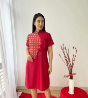 MATERNEL Baju hamil baju busui Fen dress batik - bukaan busui kanan kiri