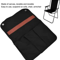 Outdoor Camping Kermit Seat Side Storage Bag Portable multi-Functional Multi-pocket Storage Wear-resistant Canvas Production