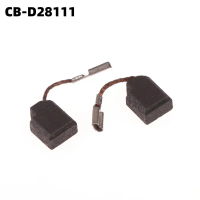 2PCS Berus Arang 6.35x10x13mm untuk Gerudi Sudut Dewalt D28111 D28113 D28116 D28117 D28130