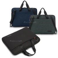 MACBOOK 13.3吋 輕薄簡約風 肩背/手提平板筆電包 大容量商務公事包 雙拉鏈防潑水