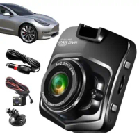 Dash Camera For Cars 1080P High Definition Dash Cam With Suction Cup Black Dash Cam With Fill Light For Recording Road