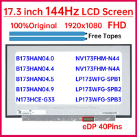 17.3 inch 144Hz Laptop LCD Screen NV173FHM-N44 V3.1 N173HCE-G33 B173HAN04.0 For Lenovo Legion 5-17 MSI GE75 Raider Display Panel