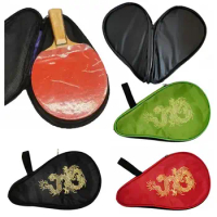 with Belt Table Tennis Rackets Case Oxford Calabash Shape Racket Sleeves Sport Supplies Training Ping Pong Paddles Bag