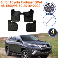 4x Mudguard for Toyota Fortuner SW4 AN150 AN160 2016~2022 Accessories 2017 2018 2019 2020 2021 Splash Front Rear Fender Mudflap