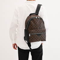 LV M46684 Discovery PM經典花紋拉鍊商旅大後背包
