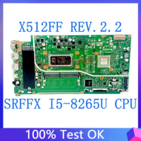 X512FF REV.2.2 For Asus VivoBook X512FF 60NB0KR0-MB3001 Laptop Motherboard With SRFFX I5-8265U CPU 4G DDR4 100% Tested Good