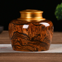 個性花梨木茶葉罐整木手工挖空密封罐時尚黃花梨實木茶罐創意擺件
