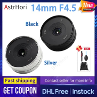 RockStar Astrhori 14mm F4.5 Camera Lens Ultra Wide Angle APS-C for Sony E Nikon Z Fuji Fujifilm X Canon EFM EOS-M M4/3 mount