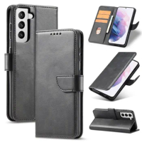 LANCASE Wallet Case for Samsung S22 S21 Plus case for Note 20 wallet case for Samsung A12 A52 5G Leather case with stand design