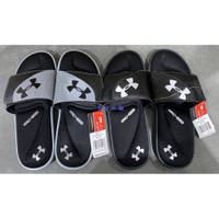 美兒小舖COSTCO好市多代購~UNDER ARMOUR 男舒適拖鞋(1入)美國尺寸