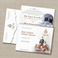 Undangan Pernikahan Amplop Hardcover dan Softcover Jasmine