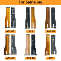 Original Main Board Motherboard Connector Flex Cable Replacement For Samsung Galaxy A72 A22 A33 A42 A52 A32 4G A53 5G