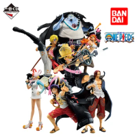 Bandai Original Ichiban KUJI One Piece FILM RED Shanks Usopp Sanji Nami Jinbe Anime Model Collection Figure Toy Christmas gift