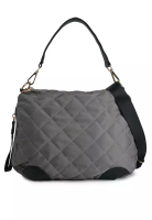 NUVEAU Quilted Nylon Convertible Shoulder Bag