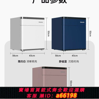 【台灣公司 可開發票】【防刮指紋】PHILIPS飛利浦301保險柜家用小型床頭柜保險箱一體家庭智能密碼柜