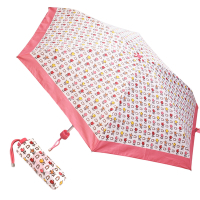 COACH 花朵輕量型折疊晴雨傘-粉色
