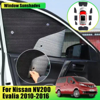 Car Full Coverage Sunshade For Nissan NV200 Accessories Evalia Vanette 2010~2016 Car Sunscreen Window Sunshade Cover Accessories