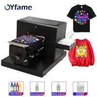 OYfame A4 DTG Printer Flatbed Printer A4 for t shirt Textile Clothes Printing Machine A4 DTG Printing Machine With Textile ink