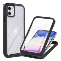 Cell Cases For estojo Apple iPhone 11 Bult-In Screen Protector Frame Phone Back Shell Aksesuar Apple iPhone case 11 Soft TPU