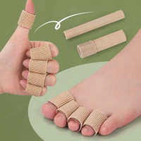 15cm Toe Gel Protector Cover Silicone Tube Finger/Toe's Fabric Gel Bandage Corns Blisters Calluse Pain Relief Soft Pads Sleeve
