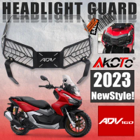 2023 NEW Motorcycle Headlight Head Light Guard Protector Cover Protection Grill FOR HONDA ADV160 ADV 160 2022-2023 Accessories