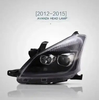 Yz Head Lamp Toyota Avanza 2012-2015 Sequential - Projector Black Housing Head Lamp Only