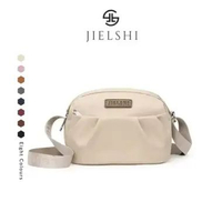 JIELSHI Ilona #3288 - Tas Selempang Slingbag Wanita Bahan Parasut Premium SL.379 Abu