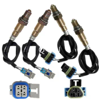 4pcs Oxygen O2 Sensor o2 1&amp;2 Upstream+Downstream For 2009 2010 2011 2012 2013 Chevrolet Corvette 6.2L Only fit Supercharged