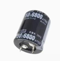 50V6800UF Low ESR high frequency aluminum electrolytic capacitor 6800UF 50V 25X30MM