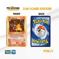 2 in 1 Pokemon TCG/ Touch n go Card / TNG Sticker – Holographic Skin