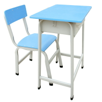 課桌椅 補習桌 培訓桌 客製中小學生課桌椅單人套裝輔導培訓班寫字桌學校教室學習桌『KLG1787』