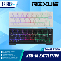 Rexus K65M / K65-M Battlefire Keyboard Gaming Membrane With Knob