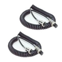 MIC-800 2pcs 8 Pin Microphone Extension Cable YAESU ICOM KENWOOD Radio Female to Female