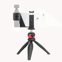 EACHSHOT Phone Holder Kit for DJI OSMO Pocket with 1/4 screw hole and cold shoe to enable accessories attachment such as light