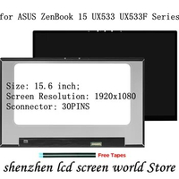 15.6"LCD Screen Assembly FHD Replacement FOR ASUS ZenBook 15 UX533 UX533F UX533FD UX533FN UX533FA series