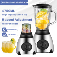 Juicer Electric Fruit Juice Maker Blender Mixer 8 Blade Steel 5 Speeds For Quick Juicing 2 Glasses J