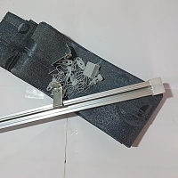 gorden sepaket dengan batangnya | gorden plisket motif polkadot model kawat s | gorden untuk pintu d